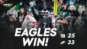 The winter winds howled as the Philadelphia Eagles took on the New York Giants in a Christmas showdown for the ages.