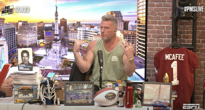 What channel is The Pat McAfee Show on 5